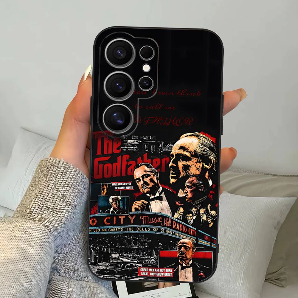 United States TV The Godfather Phone Case For Samsung S 24 Fe 25 Ultra Plus 20 Lite 21 30 22 23 24 22 Ultra 5G Fundas