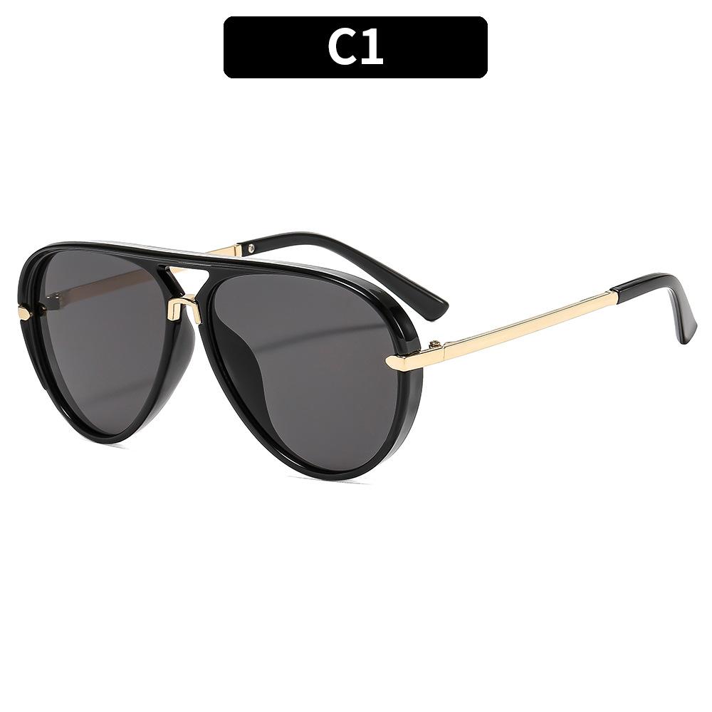 New Fashion Men S And Women S Fashion Sunscreen Toad Glasses European And American Outdoor Driving Sunglasses Double Beam Tide Sunglasses