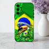 COOL B-Brazilian-N F-Flag-G ART Phone Case For Samsung Galaxy A73,A72,A71,A70,A53,A52,A51,Soft Silicone Black Cover