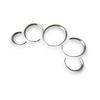 5PCS Matt Chrome Dashboard Dial Gauge Rings Bezel Trim for Porsche 911 997 GT3 GT3RS Turbo Targa