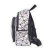 Luminous Geometric Backpack Women's Bag New Diamond Zipper Backpack Trend Bag Women's Bag