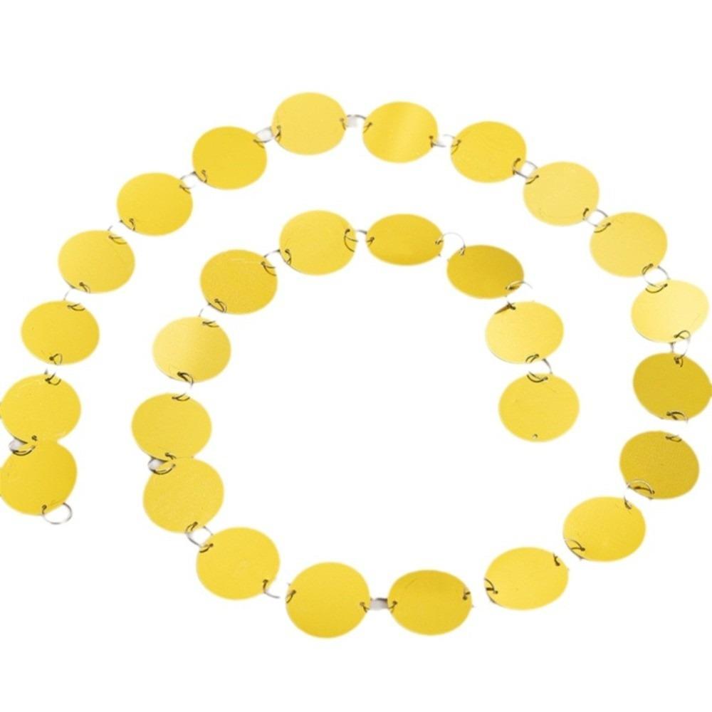 

Gold Silver PVC Sequins Door Curtains Circle Dots Dots Streamers Indoor Home Decoration Golden Garland Hanging Backdrop золотой
