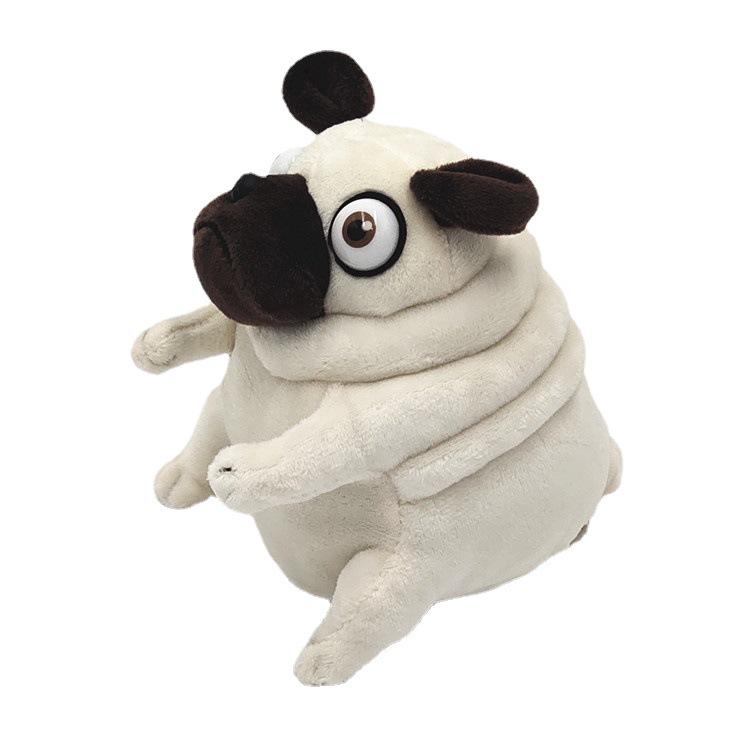 Pug Named Pig Plush Picture Book Toy