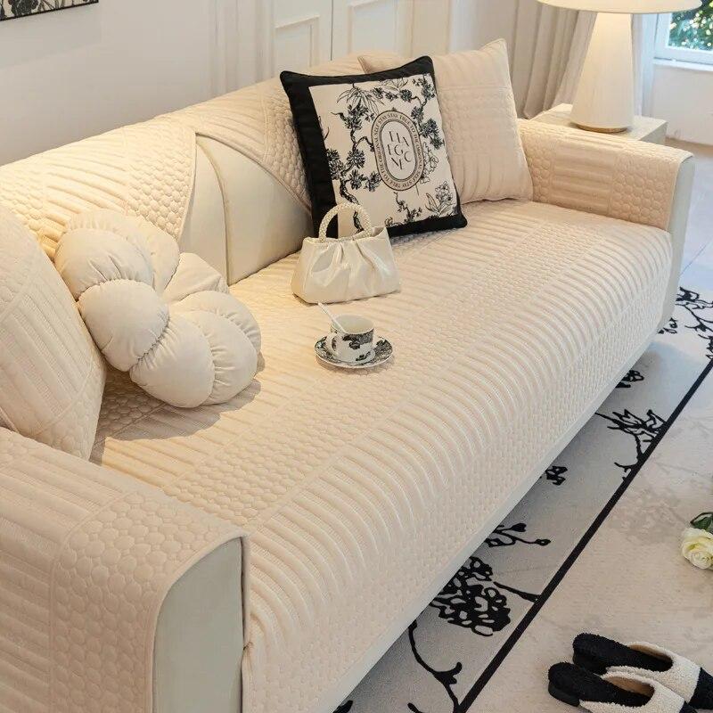 

İskandinav kalınlaştırmak peluş kanepe kılıfı evrensel kanepeler havlu kaymaz kombinasyonu kanepe yastık oturma odası için koruma Slipcover 70x70cm 1pcs
