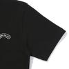 The Coffee Bean   Teeblatt Schwarzes Logo Stickerei Kurzarm T-Shirt ba13Ts06bk