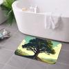 1 Pezzo Tappeto da Cucina Albero Tappetini Antiscivolo per Porta Design Pop Tappeto da Bagno Tappetino da Bagno Tappeto per Casa Lavandino Lavanderia Decorazione
