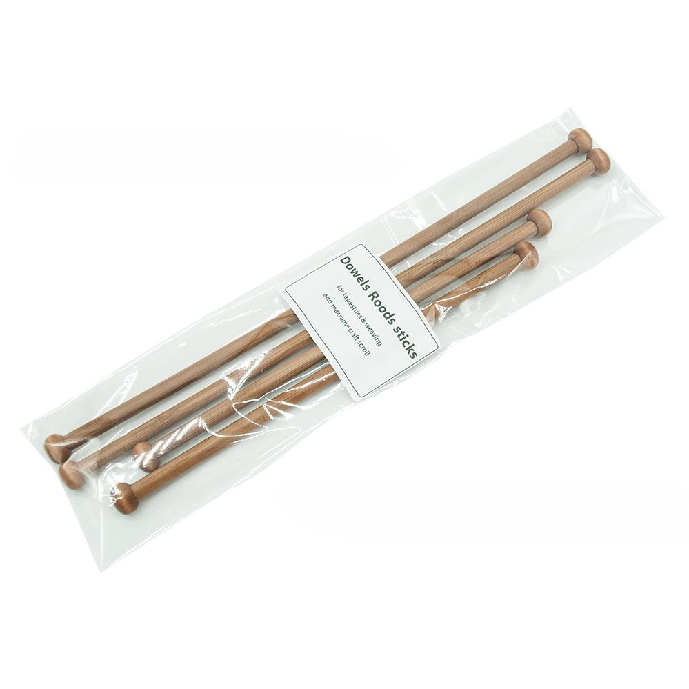 

4Pcs/Set Bamboo Tapestry Poles DIY Tapestry Hanging Sticks for Flags Banners Crafts for Wall Decoration