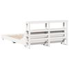 Solid Wood Bed without Mattress White 150 x 200 cm Pine Wood