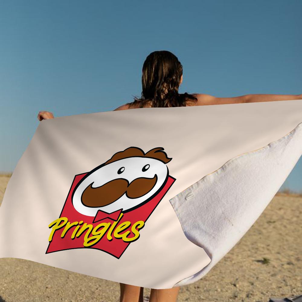 Mode P-Pringles L-LLC Große Mikrofaser-Strandtücher Schnelltrocknendes Handtuch Sandstrandtücher Handtuch für Pool Reisen Schwimmbad Yoga