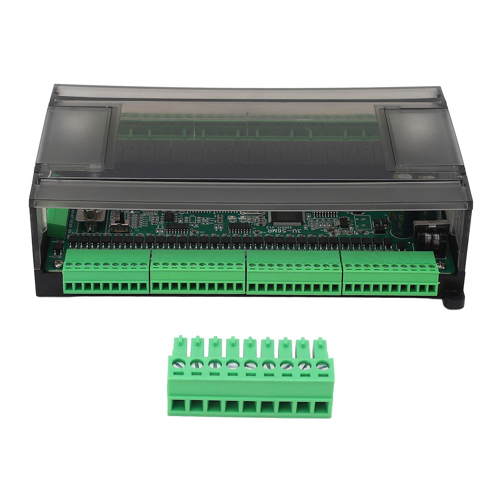 

DC24V 1A PLC Industrial Control Board FX3U56MR 32 Input 24 Output Programmable Logic Controller 2