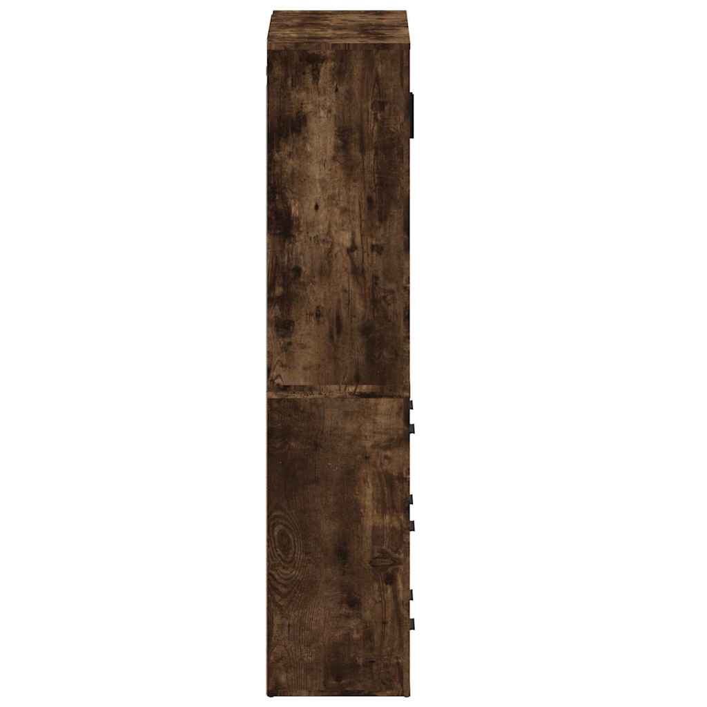 Highboard In Smoked Oak Finish Particleboard