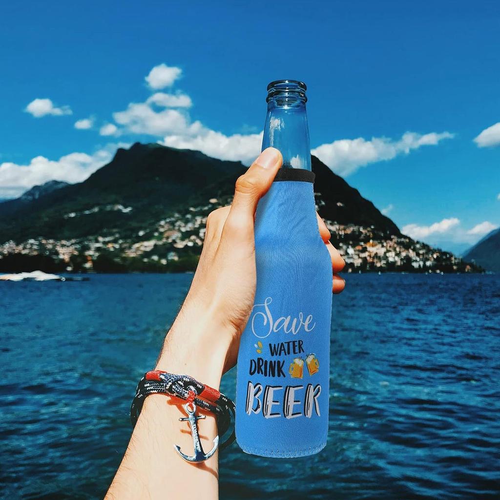 Personalized Customization Diving Material Beer Theme Party Drink Bottle Cover Beer Festival Decoration 330ML Cola Cup Cover Protective Cover