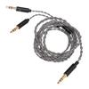 3.5mm to Dual 3.5mm Cable 3.9FT 4 Strand Silver Plated Copper Core Cord Headphone Replacement Cable for Beyerdynamic T1