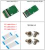 Custom Mini PCI E mSATA Flexible Extender Cable Wire Mini Card Extender Bracket for WIFI WWAN WLAN Module Accessory Gift
