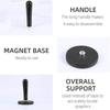 2Pcs Car Vinyl Wrap Gripper Magnet Holder Tints Tool Vinyl Installation Car Film Fix Black Magnetic Locator Modification Tools