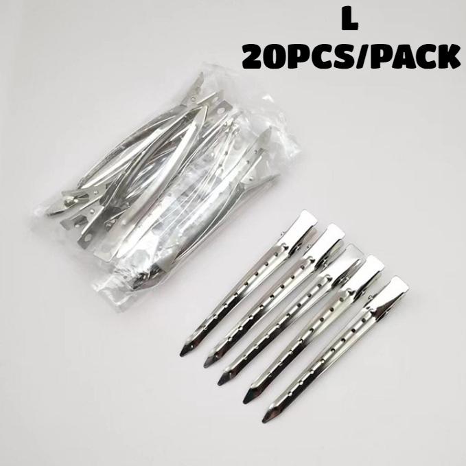 50PCS Metal Duckbill Hair Clip Salon Fixed Hair No Bend Hair Pin Curl Hair Clip Makeup No Crease Hair Clip Hairdress StylingTool