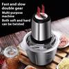2L/3L Large Capacity Electric Meat Grinder Multi-function Veg Chopper Household Stainless Steel Sausage Food Processor