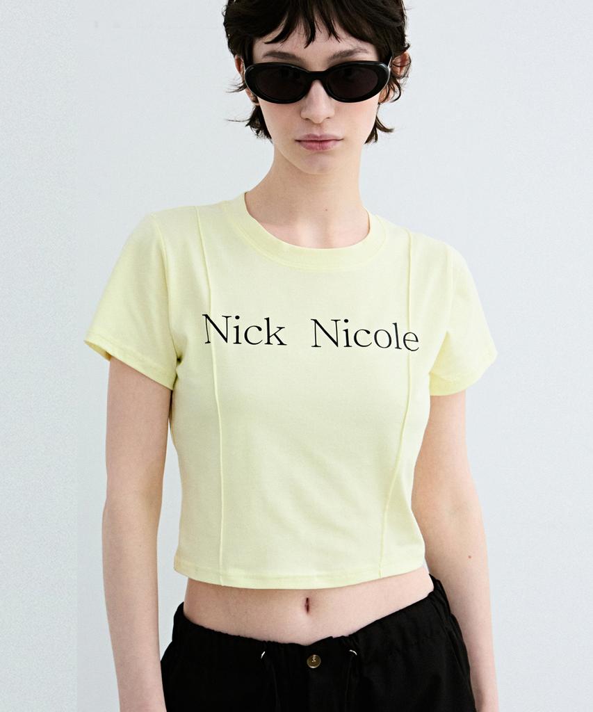 Nigaennikol Nicole Pintuck Crop Tee_6 Color