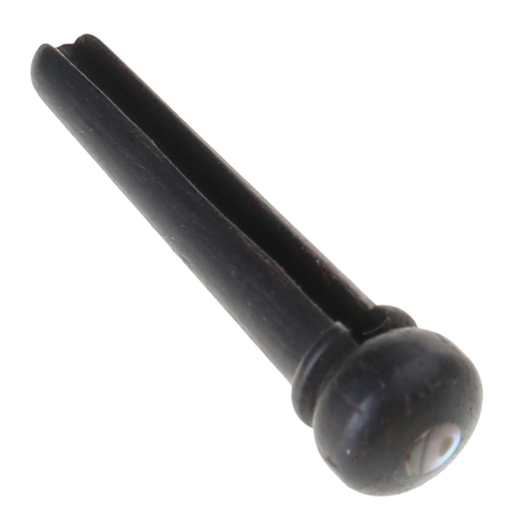 1 Stück Kunststoff Gitarrenbrückenstift Saitenstift Ersatz Gitarrenbrückenstift für 6- und 12-saitige Akustikgitarren