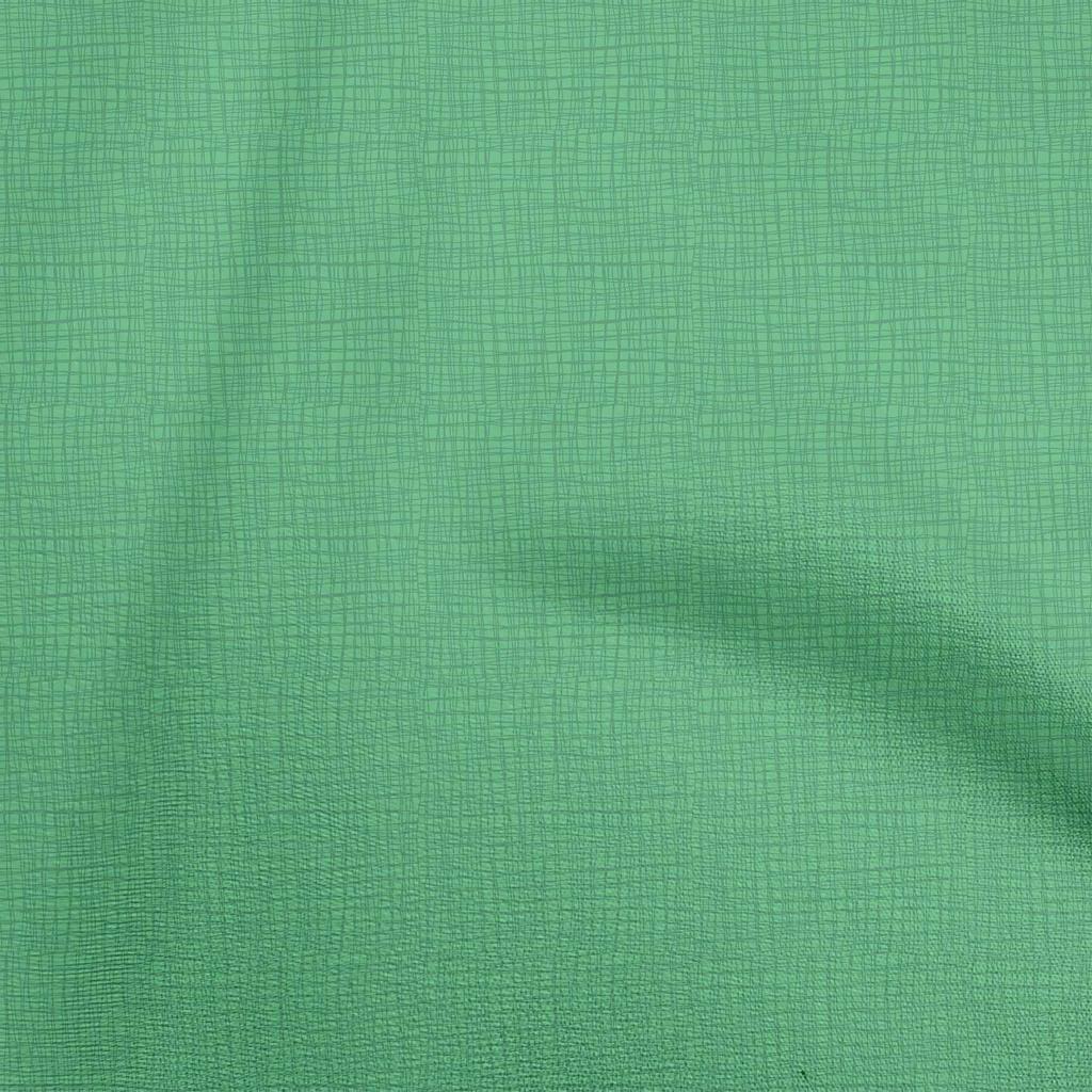 oneOone Cotton Flex Green Fabric Abstract Sewing Material Print Fabric By The Yard 40 Inch