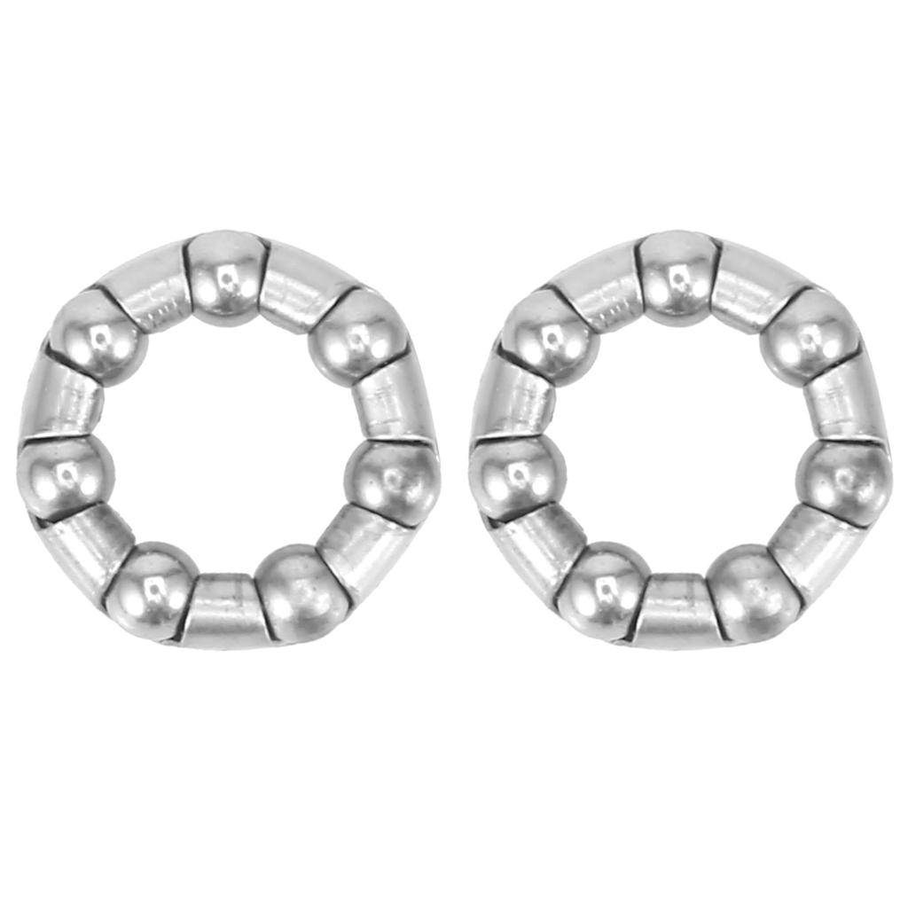 Buy 2pc Bicycle Headset Bearing Steel 22 20 16 15 9 7 Balls Bike Axle Wheel Ball Frame Bearing