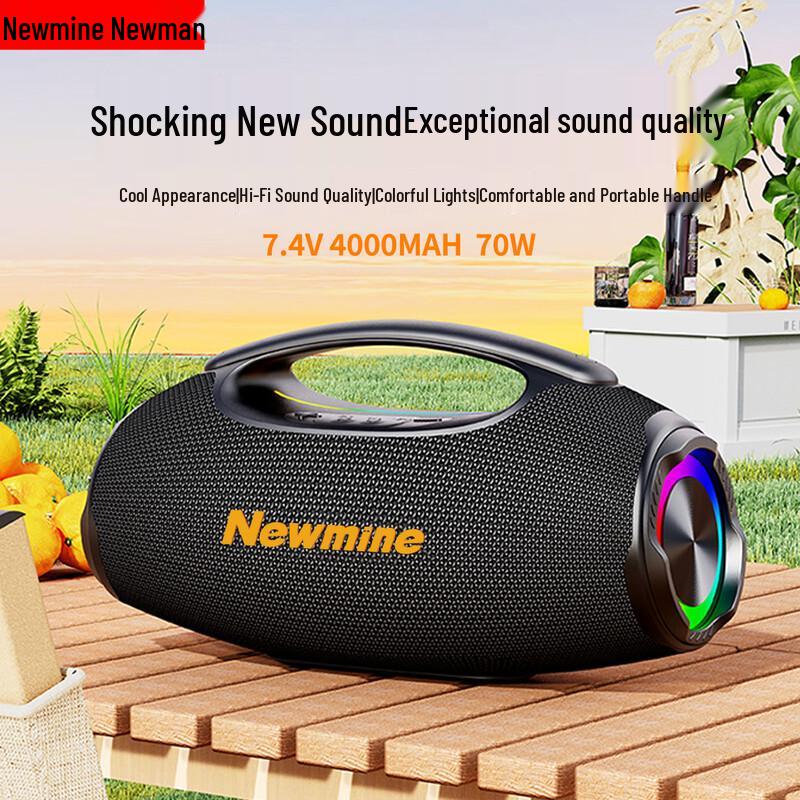 Newmine Portable Bluetooth Speaker