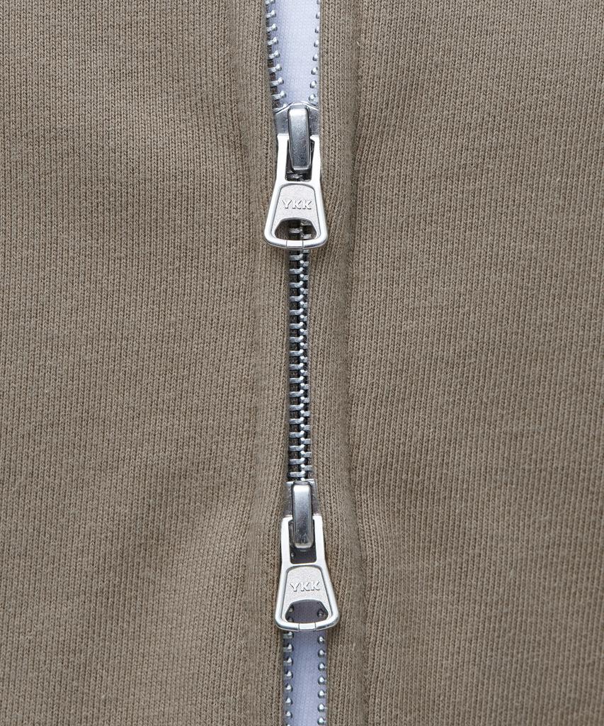 Musinsa Standard Heavyweight Oversized Hooded Sweat Zip-Up [Dusty Beige]