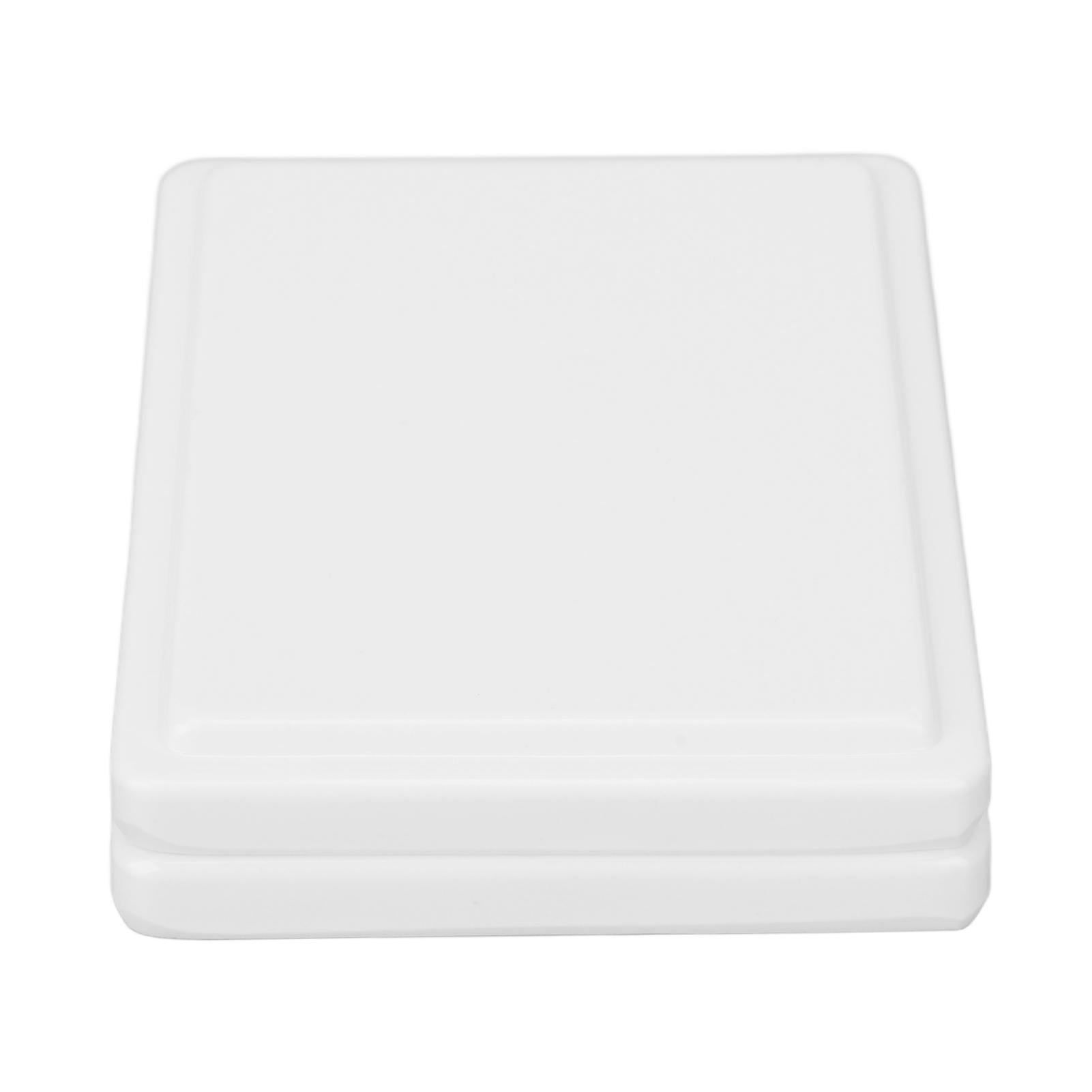 

12 Wells Porcelain Paint Palette Dustproof White Watercolor Paint Palette for Nail Art Painting