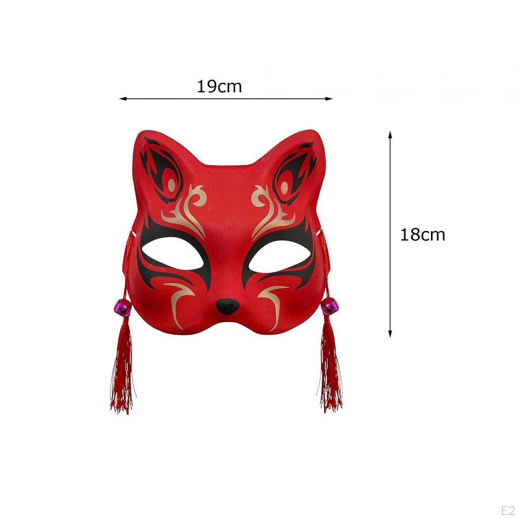 Katzen- und Fuchsmasken-Set für Halloween-Cosplay-Spaß