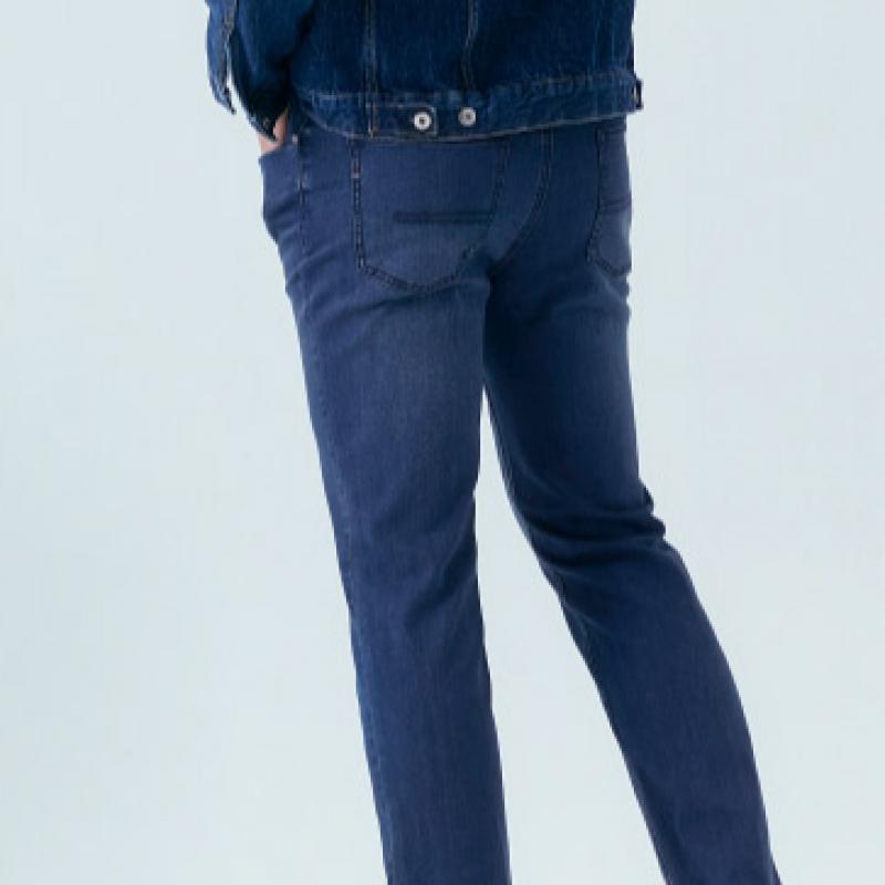 Bang Bang Men S Relax Ultra Stretch elaStic waiSt jeanS Navy