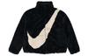 Women'ss Oversized Swoosh Logo Jacket Black DO3792-010