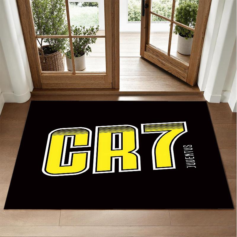 Cristiano Ronaldo Design Kristall Samt Teppich Weiche Dekorative Matte für Schlafzimmer Eingang