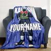 Naruto Character Customize Your Name Blanket Cozy Personalized Blanket Warmthful Decor Suitable for Bed Bedding Chair Office Ideal for All Seasons