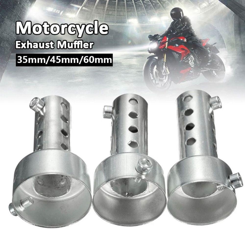 Removable Motorcycle Exhaust Muffler Universal Fit Metal Muffler Pipe Vehicle Conversion