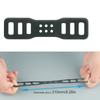 5pcs Silicones Bike Light Band Commuters Bike Lamp Straps Fixing Mounting Straps for Mounting Light
