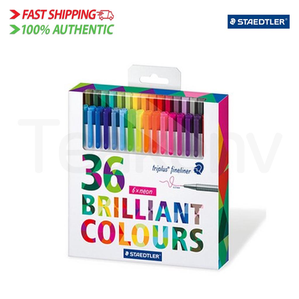 Staedtler - 10 X Colori Assortiti Triplus Pennarelli - 334 SB10 4007817334010 eB