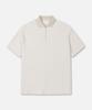 Keontempoleolieokauncheu Waffle Texture Oversized Polo Shirt Cream [Men'S]