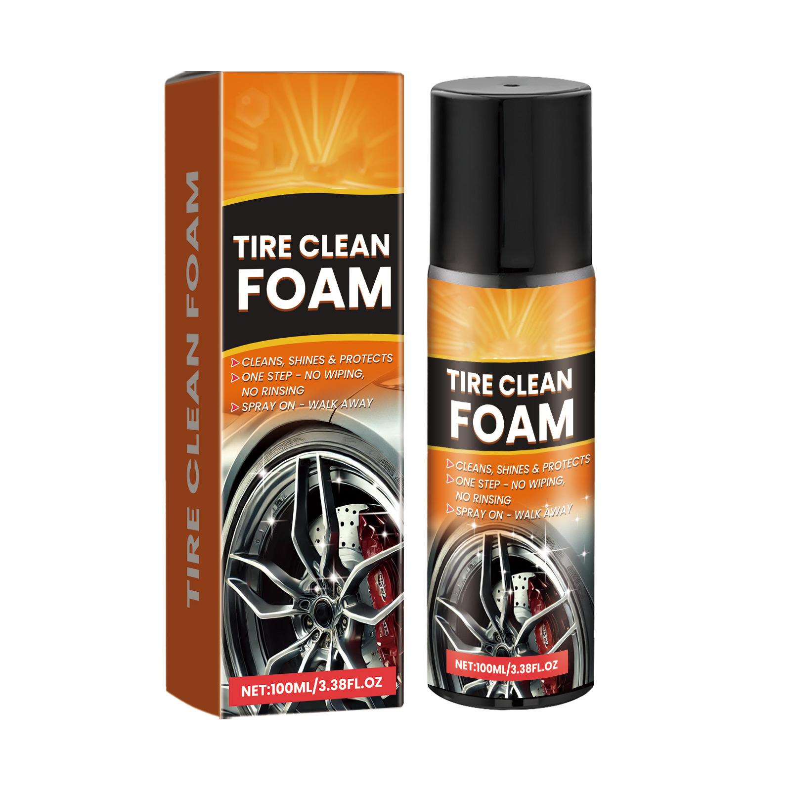 

Car Wheel Cleaner, Car Tire And Rim Cleaner, Daily Maintenance Cleaning Agent 100ml One Size