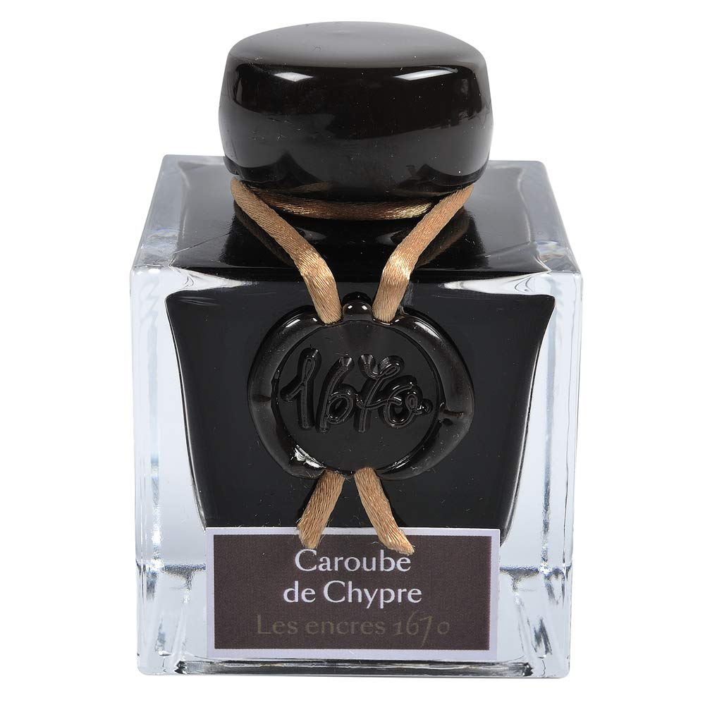 

Чернила Herbin Anniversary 1670 50 мл Gold Fine для перьевой ручки Carob Cyprus hbj15045 [с частицами] ручка/макание