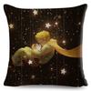 Little Prince Pillow Case Decor Cartoon France Anime Print Cushion Cover for Sofa Home Children Room Linen Throw Pillowcase