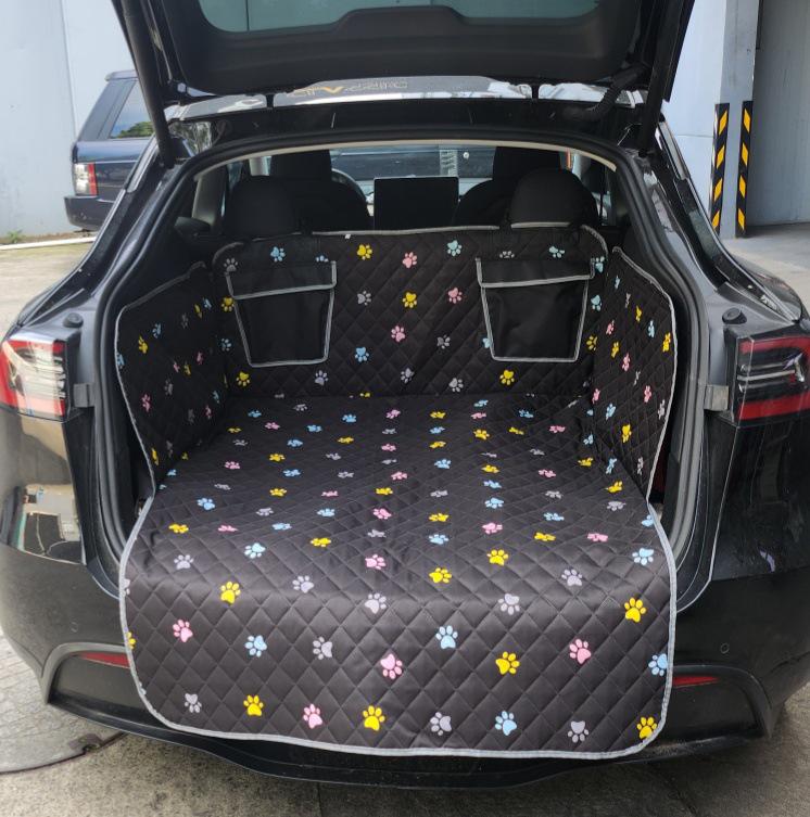 Waterproof Pet Car Trunk and Seat Protector Mat for Outdoor Travel