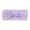 New baby headband headband, children's plain bow headscarf hair accessories, baby knotted headband.