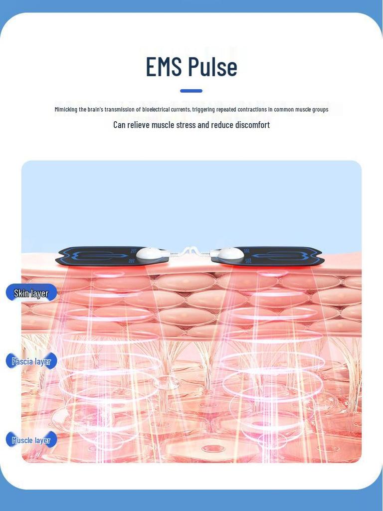 EMS Mid-Frequency Pulse TENS Cervical Spine Massage Patch