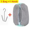 Shoe Washing Machine Bag With Shoes Drying Rack Set Durable Laundry Shoe Bag For Washer & Dryer Fluffy Fibers Washing Shoes Bag