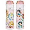 Skater Disney Princess Stainless Steel Water Bottle 580ml Lightweight Kids Sports Bottle