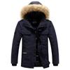 Winter Men Fur Hooded Parkas Man Snow Mountain Ski Thermal Coats Men -30 Degree Thicken Warm Down Padded Jackets Clothing