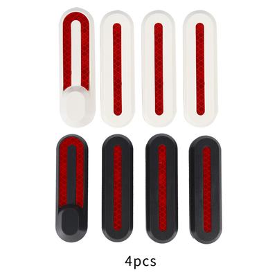 4pcs Scooter Front Rear Wheel Tyre Cover Hubs Protective Shell Case Sticker Tool