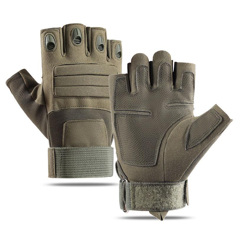 Outdoor gloves half finger non-slip wear-resistant tactical gloves full finger touch screen sports riding protection