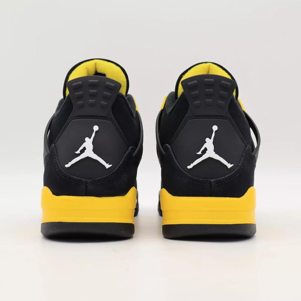 DH6927-017 Nike Air Jordan 4 Retro Thunder Lightning Black Tour Yellow Gold