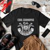 Cool Grandpa Gift Motorcycle TShirt Ride Biker Christmas Gift for Grandpa Dad Summer Fashion Casual Comfort Soft Cotton Tees